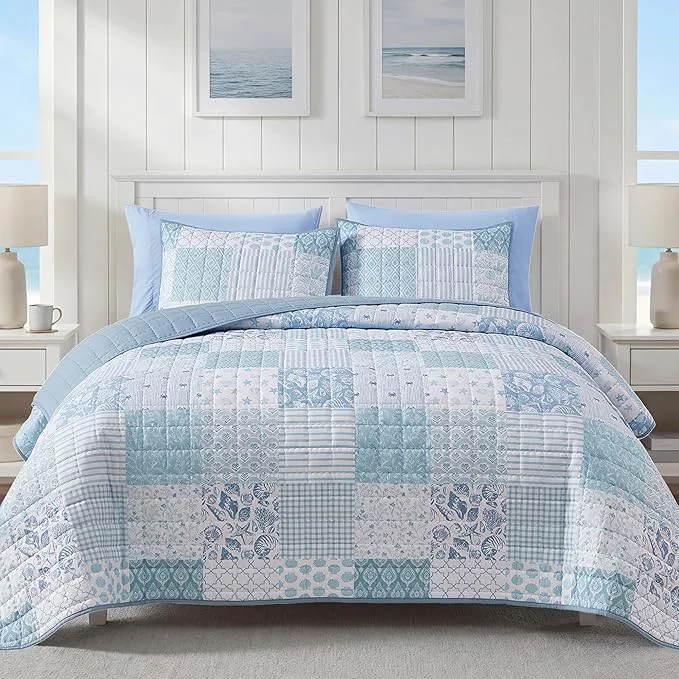 Efficient CASAAGUSTO King Size Quilt Set Fast