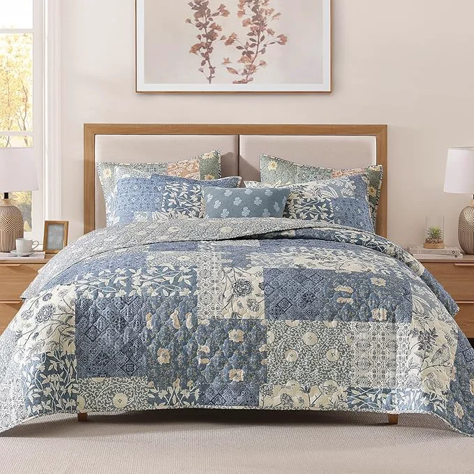 Flexible CASAAGUSTO King Size Quilt Set Solid