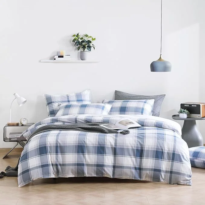 High-End LEMIROE Vintage Cotton Comforter King Size 3Pcs Verified