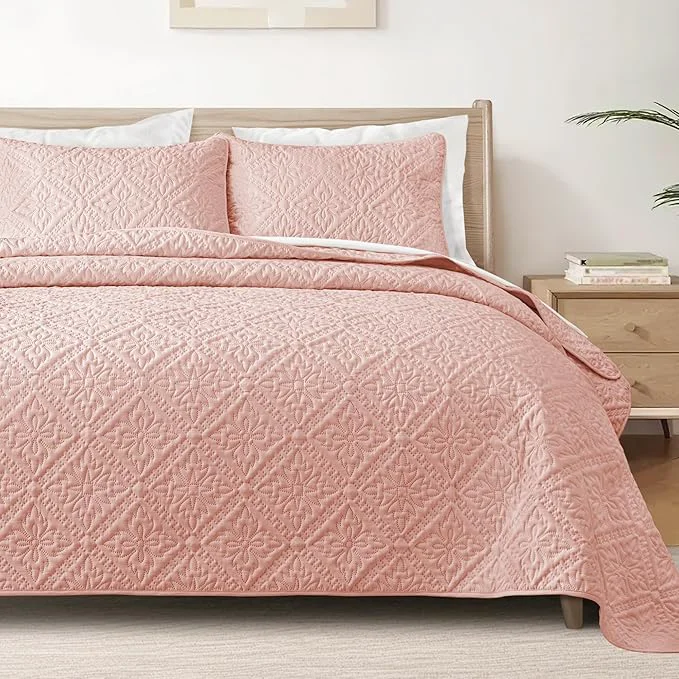 User-Friendly Exclusivo Mezcla King Quilt Bedding Set Lightweight Soft Bedspreads Coverlets Convenient