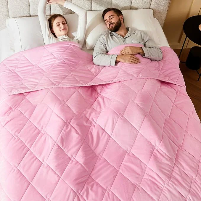 Classic L'AGRATY Queen King Size Weighted Blanket Environmentally Friendly