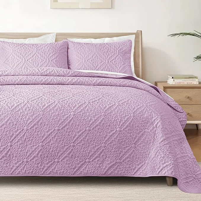 Exceptional Exclusivo Mezcla King Quilt Bedding Set Lightweight Soft Bedspreads Coverlets Convenient