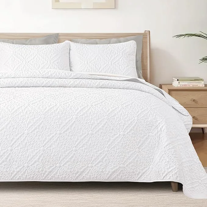 First-Class Exclusivo Mezcla Queen Quilt Bedding Set Lightweight Soft Bedspreads Coverlets Classic