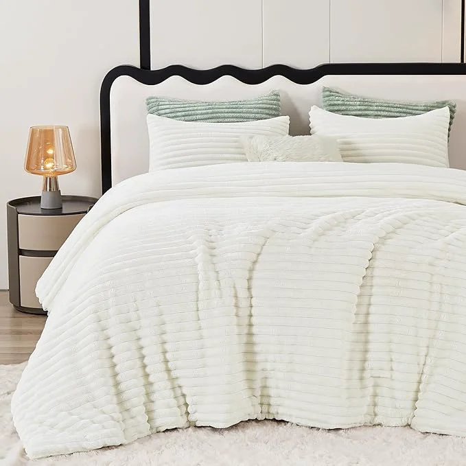 Breathable CozyLux Fluffy King Size Comforter Set Prestigious