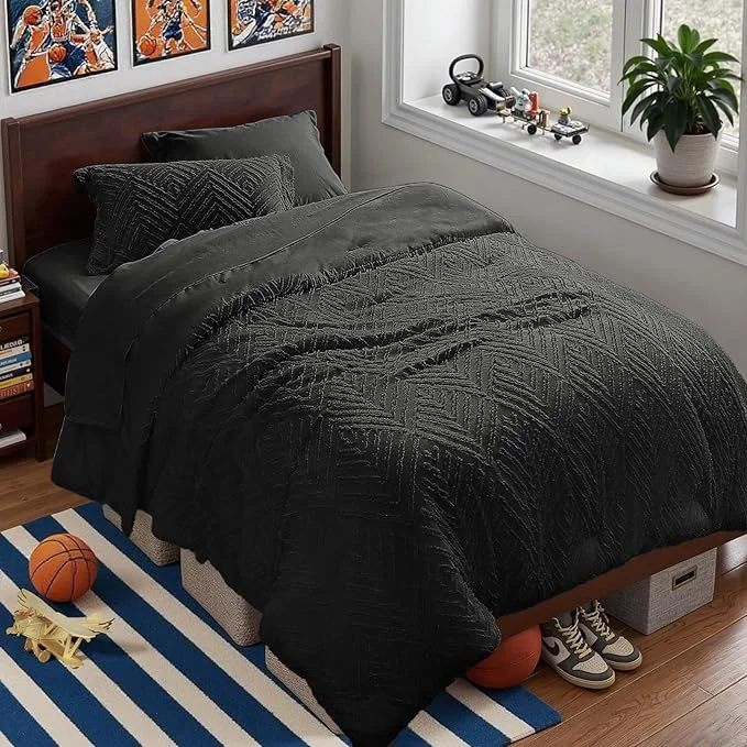Smart Zzlpp Twin Comforter Set 5 Pieces All Season Boho Bedding Sets Powerful