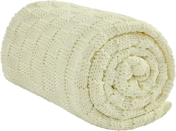 Reliable Knitted Weighted Blanket for Adult No Beads Heavy Blanket 70 x 90'' 20lbs Fine Crafted