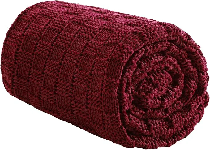 Selected Knitted Weighted Blanket for Adult No Beads Heavy Blanket 50 x 60'' 7lbs Trusted