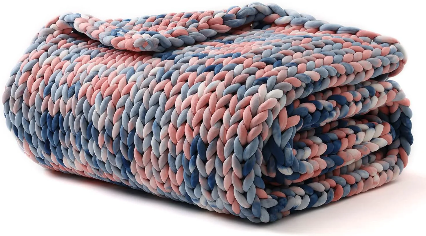 Original YnM Weighted Blanket Handmade Chunky Knitted Design Soft and Cozy Traditional