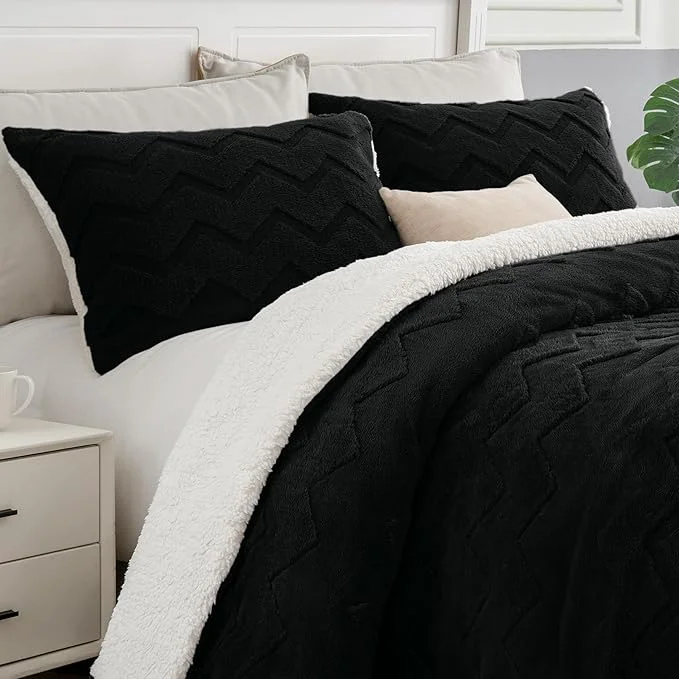 Traditional BEDELITE Fluffy Twin Comforter Set High-Performance