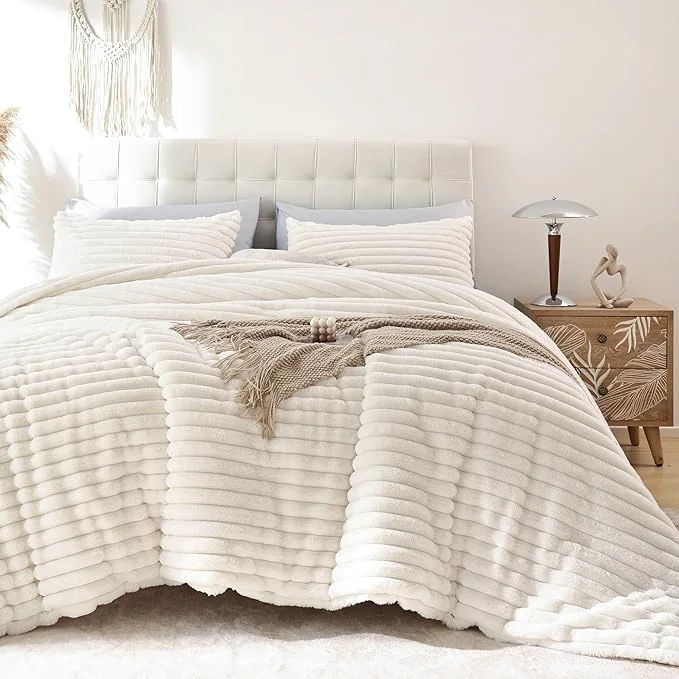 Superior Smoofy Fluffy Full Size Comforter Sets 3 Pieces Secure