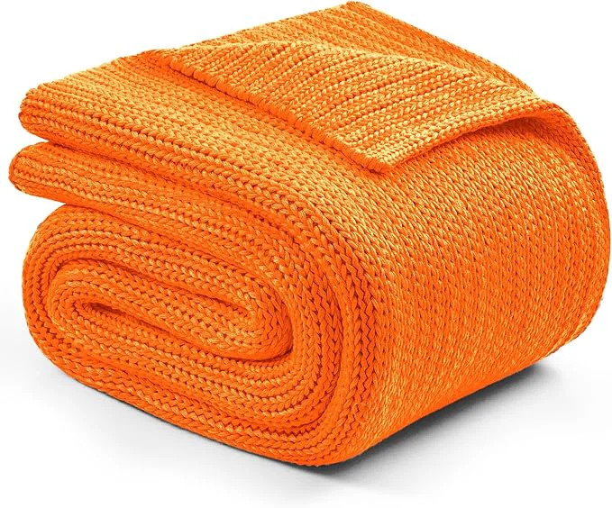 Eco-Friendly L'AGRATY Knitted Weighted Blanket Green