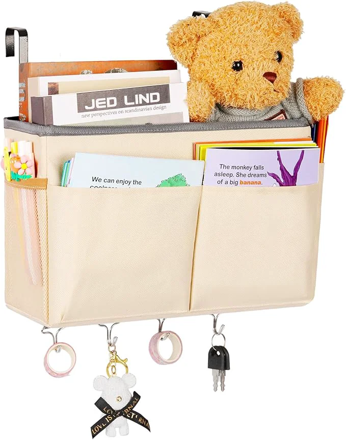 Stylish Bedside Storage Organizer 5 Pockets Enhanced