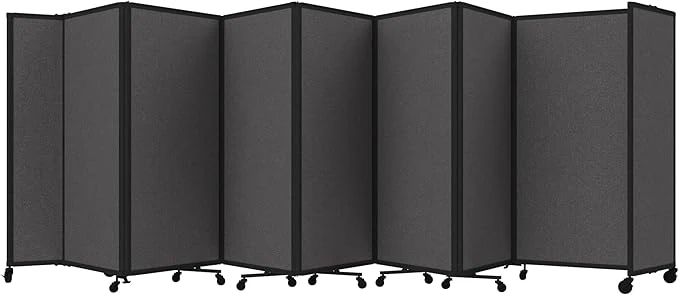 Crafted Versare Room Divider 360 Portable Wall Partition Folding Panels Large Safe