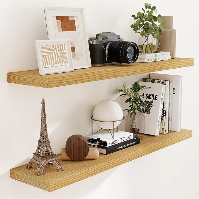 Smart Fun Memories Floating Shelves for Wall 48 x 9.3 Large Floating Shelf Wall Certified