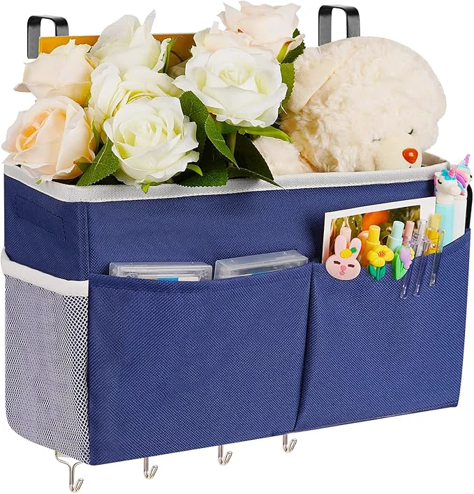 Efficient Bedside Storage Organizer 5 Pockets Genuine