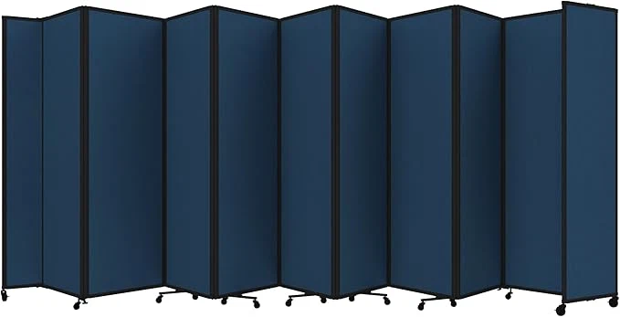 Environmentally Friendly Versare Room Divider 360 Portable Wall Partition Folding Panels Large Efficient
