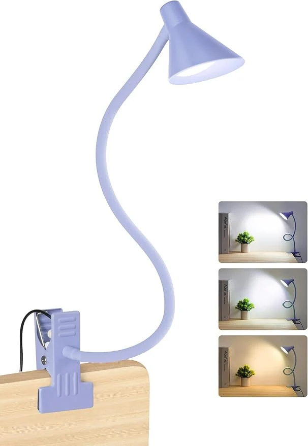 Sustainable Clip on Light USB Reading Light Eye Care Dimmable Reading Lamp Flexible Fast