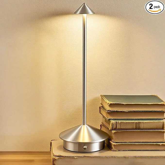 Reusable Cordless LED Table Lamp Rechargeable 5200mAH Battery Operated Lamp Minimalist
