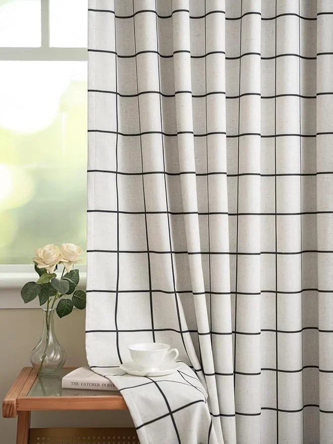Prestigious Plaid Pinch Pleated Curtains Quality