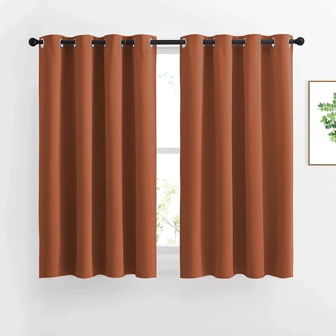 Traditional NICETOWN Kitchen Window Curtains Over Sink Stylish