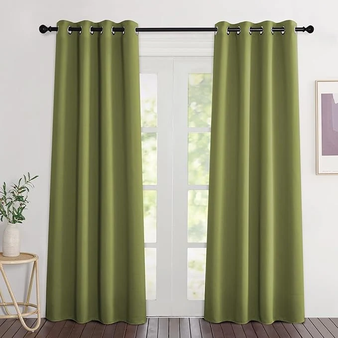 Smooth NICETOWN Room Darkening Doorway Curtains 80 inches Long Refined