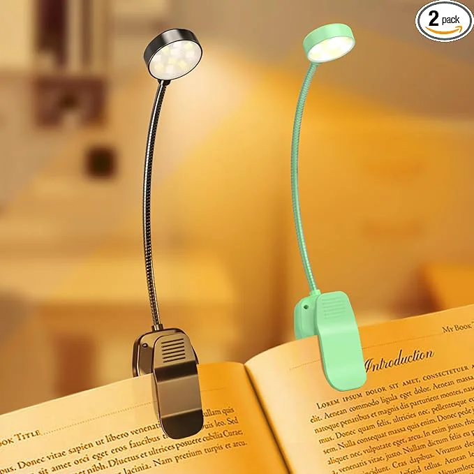 Elite 2 Packs Rechargeable Book Reading Light Unique