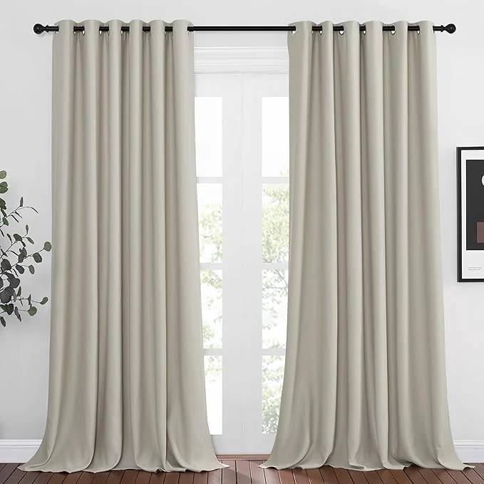 Professional NICETOWN Room Darkening Draperies Curtain Panels Recyclable