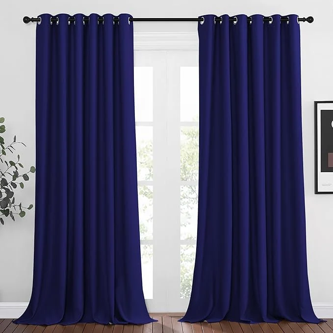 Enhanced NICETOWN Bedroom Blackout Curtains 95 inch Length Recyclable