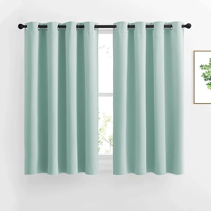 Crafted NICETOWN Blackout Curtain Panels Grommet Minimalist