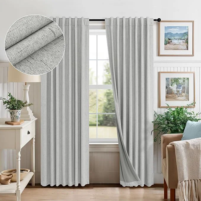 Consistent Light Grey Black Out Curtains 72 Inch Long Healthy