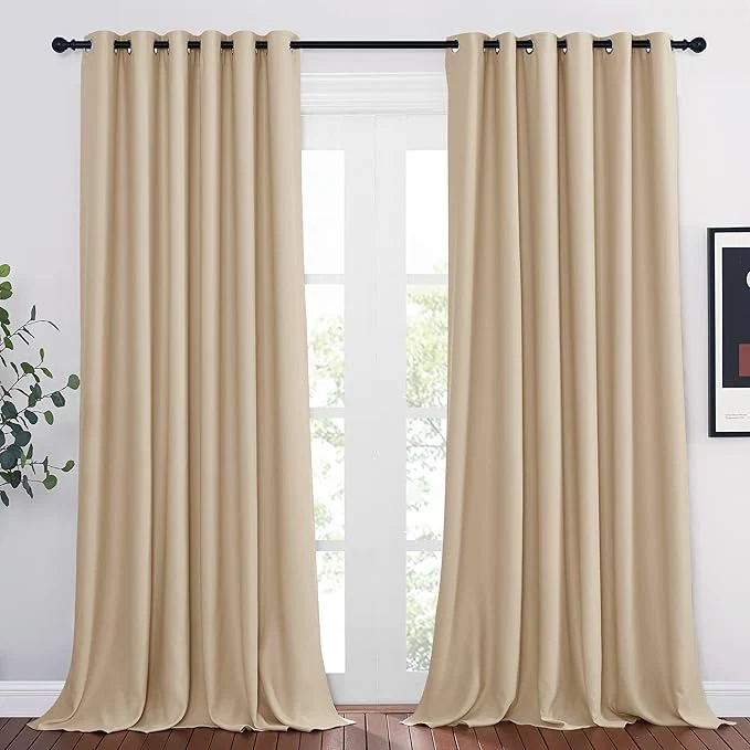 First-Class NICETOWN Room Darkening Grommet Curtain Panels Elegant