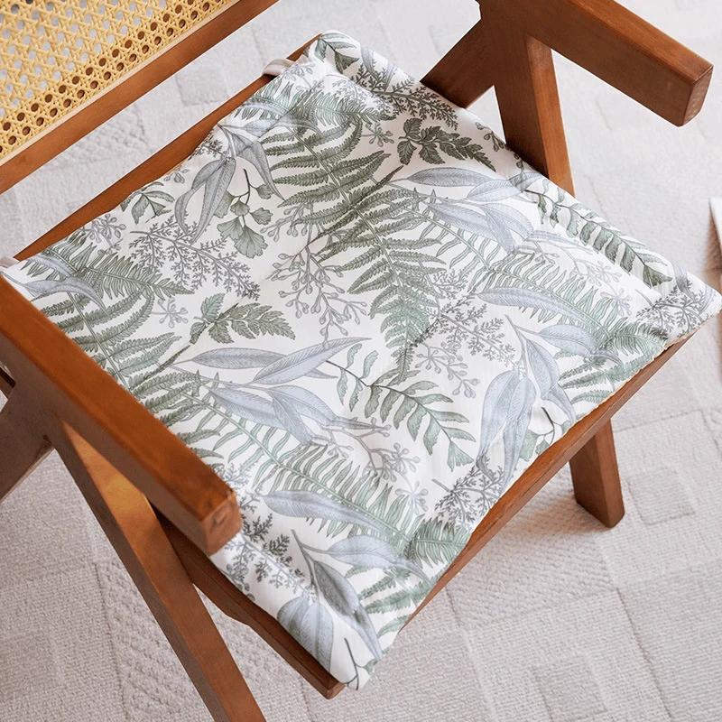 Expertly Made Ownkoti Fern Leaf Cooling Memory Foam Chair Cushion Sophisticated
