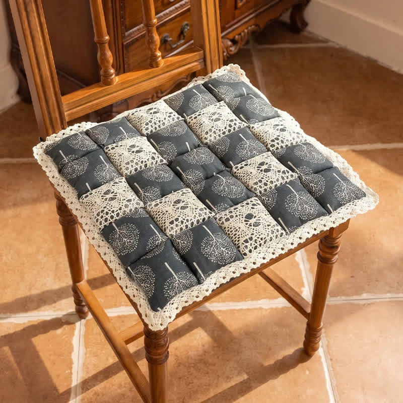 Dependable Ownkoti Vintage Country Floral Lace Chair Cushion Fashionable