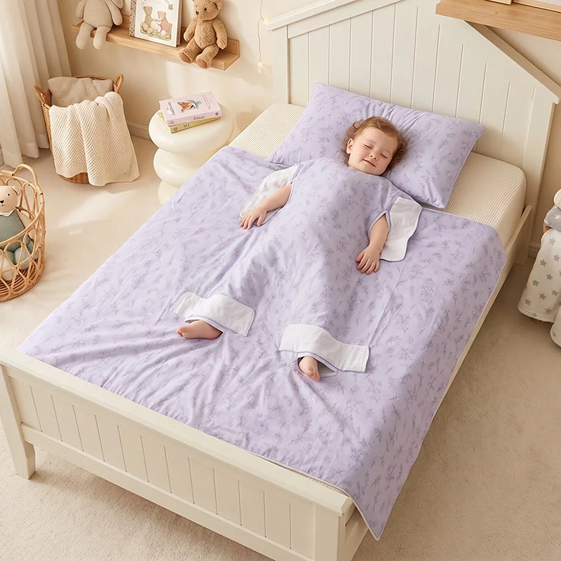 Luxury Ownkoti Lavender Bloom Quilted Cotton Baby Blanket Stylish