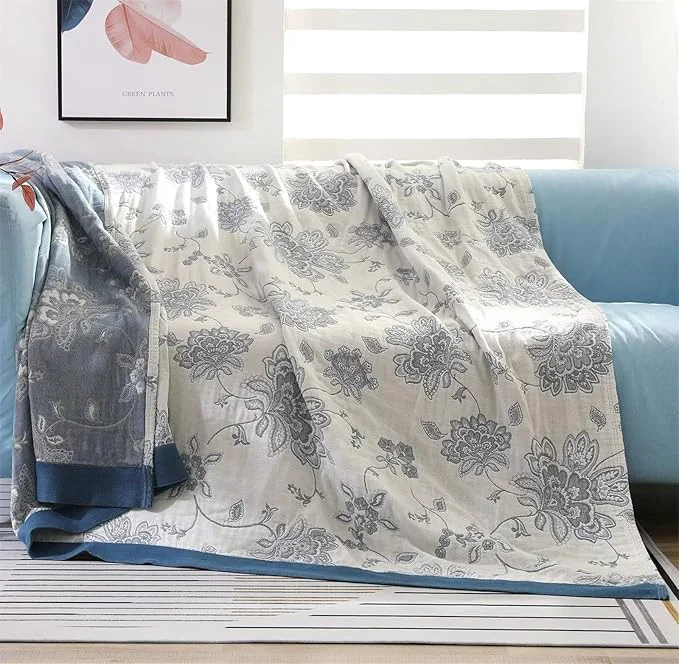 Optimized MSGKV Boho Throw Blanket for Bed 80 39 39 x90 39 39 Cotton Reversible Woven Breathable amp Lightweight Spring Decorative Blanket for Couch Living Room User-Friendly