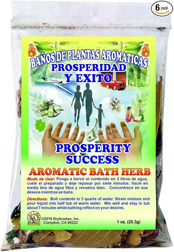 Clean 3 PCS Aromatic Soothing Herbal Bath Prosperity Success PROSPERIDAD EXITO Smooth
