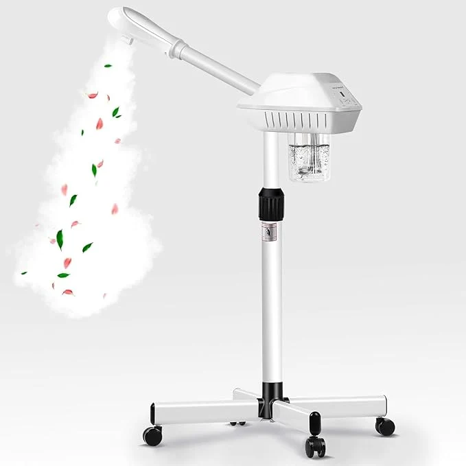 Clean Professional Facial Steamer Esthetician Steamer on Wheels Eco-Friendly