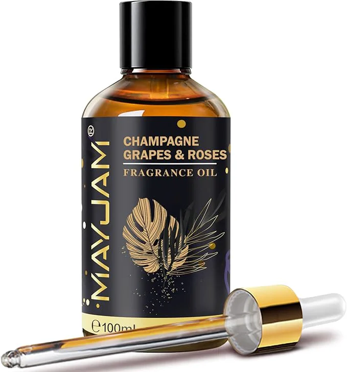 Soft Champagne Grapes Roses Fragrance Oil MAYJAM 3.38FL.OZ Essential Oils Professional