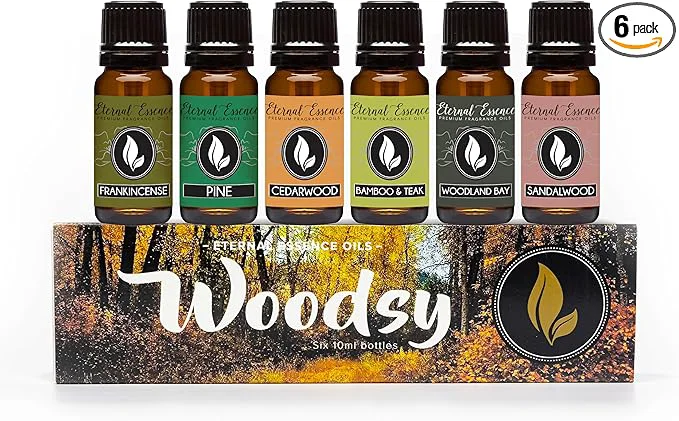 Practical Eternal Essence Oils Woodsy Premium Fragrance Oils Set Prestigious