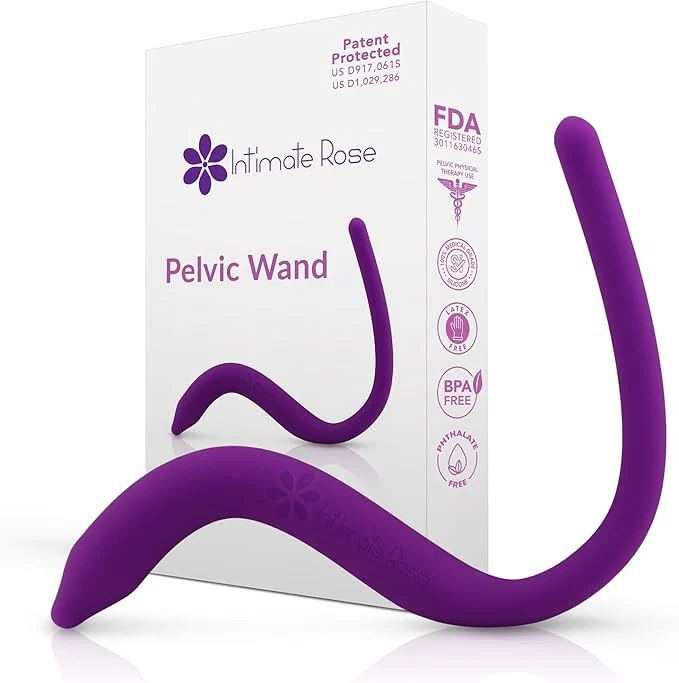 Casual Intimate Rose Pelvic Wand Pelvic Floor Muscle Trigger Point Massager Perineal Authentic