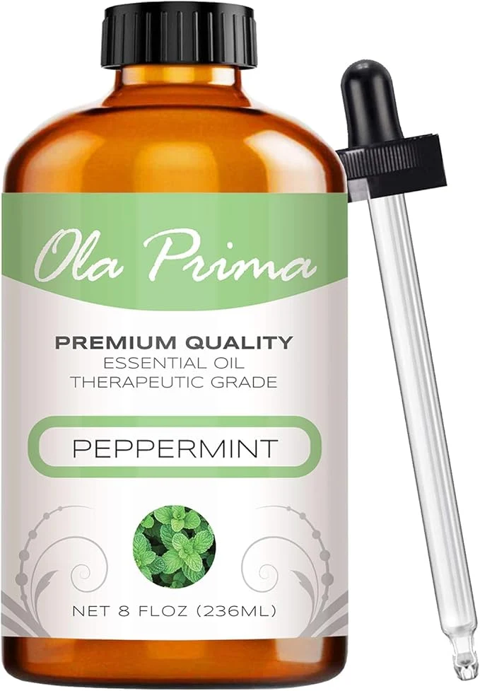 Breathable Ola Prima Therapeutic Grade Peppermint Essential Oil Environmentally Friendly