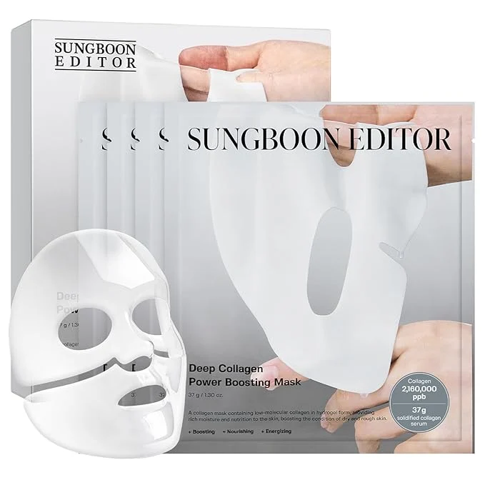 Green SUNGBOON EDITOR Deep Collagen Overnight Mask Hydrating Mask Reusable