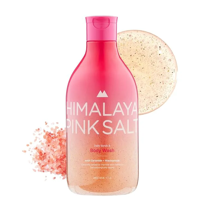 Expertly Made HIMALAYA PINKSALT Daily Scrub Body Wash Casual