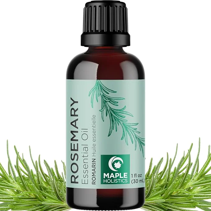 Recyclable Pure Rosemary Oil for Hair Skin and Nails Eco-Friendly