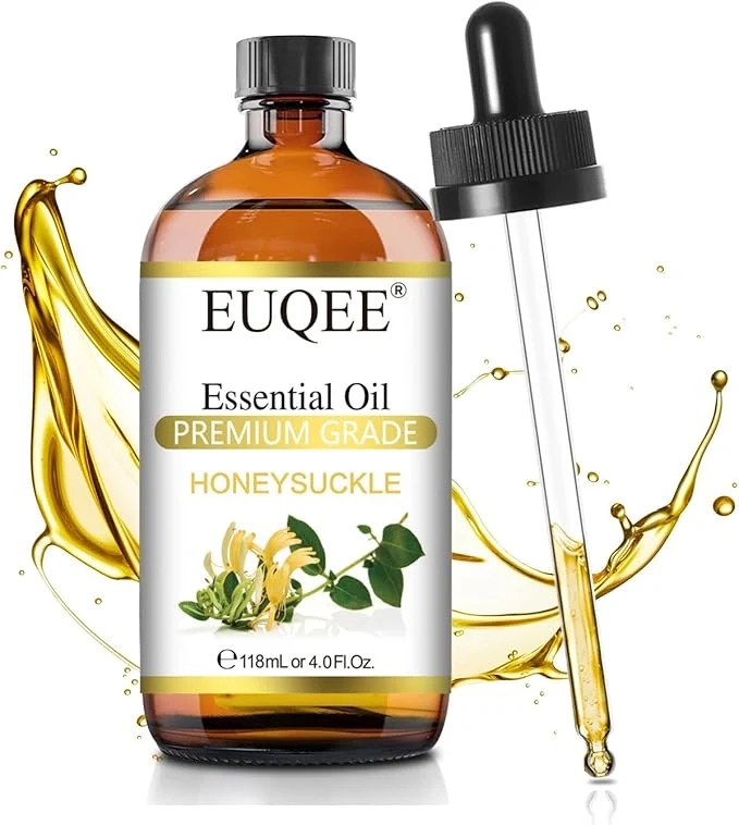 Luxury EUQEE Honeysuckle Essential Oil 118ml Pure Honeysuckle Oil Premium Essential Excellent