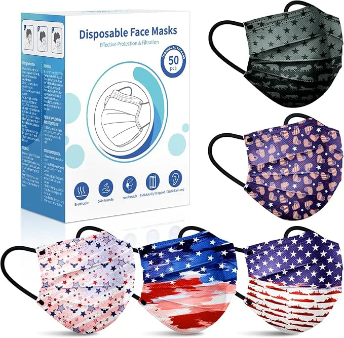 Recyclable Disposable Face Mask for Adults User-Friendly