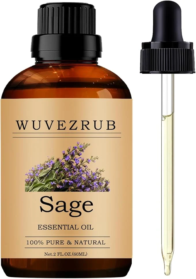 Minimalist Sage Essential Oils 60ML Pure and Natural Essential Oil User-Friendly