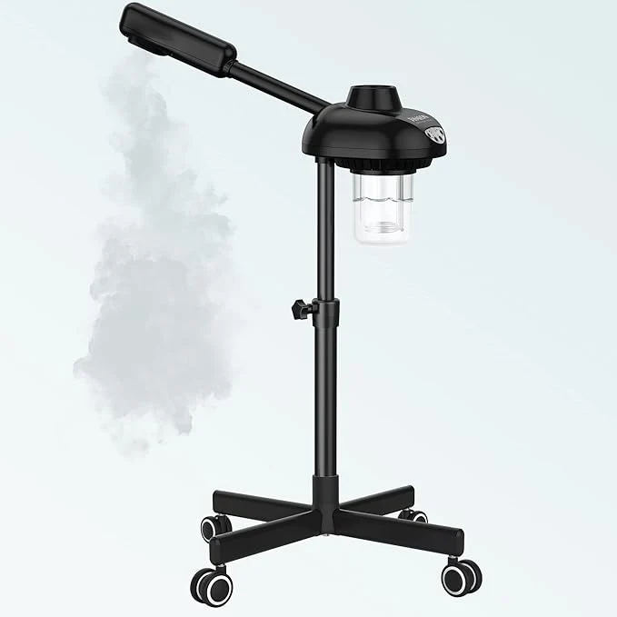 Premium Material TASALON Steamer on Wheels for Professional Skin Rejuvenation Facial Steamer Fashionable
