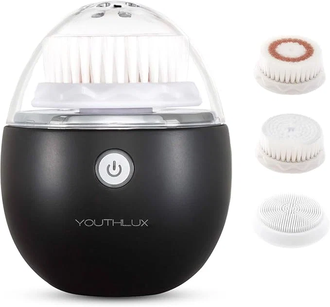 Crafted Pure Radiance Vibrating Facial Cleansing Brush Electric Face Scrubber Practical