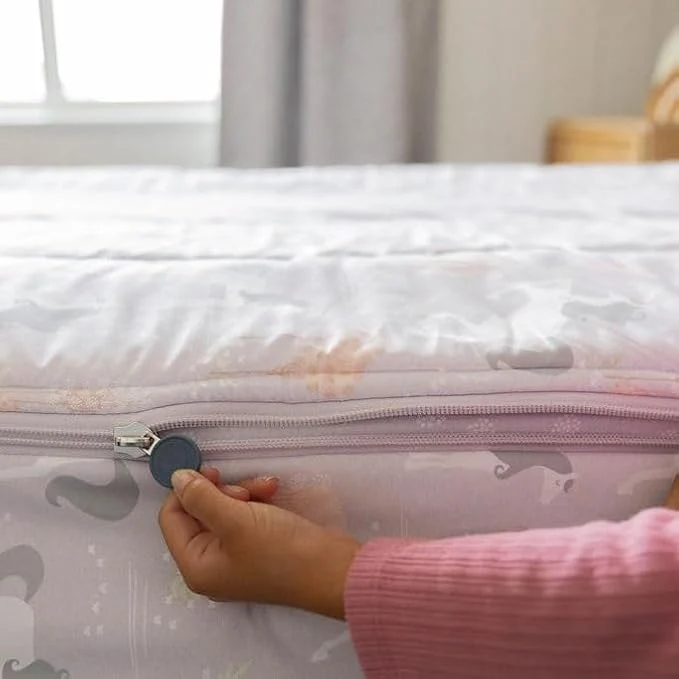 Trusted Beddy 39 s Fairytale Unicorn Girls Durable Zipper Bedding for Kids Bed in a Bag Purple Sheets amp Comforter with Unicorns Design Includes Pillowcase amp Pillow Sham Easy to Make amp Wash Recyclable